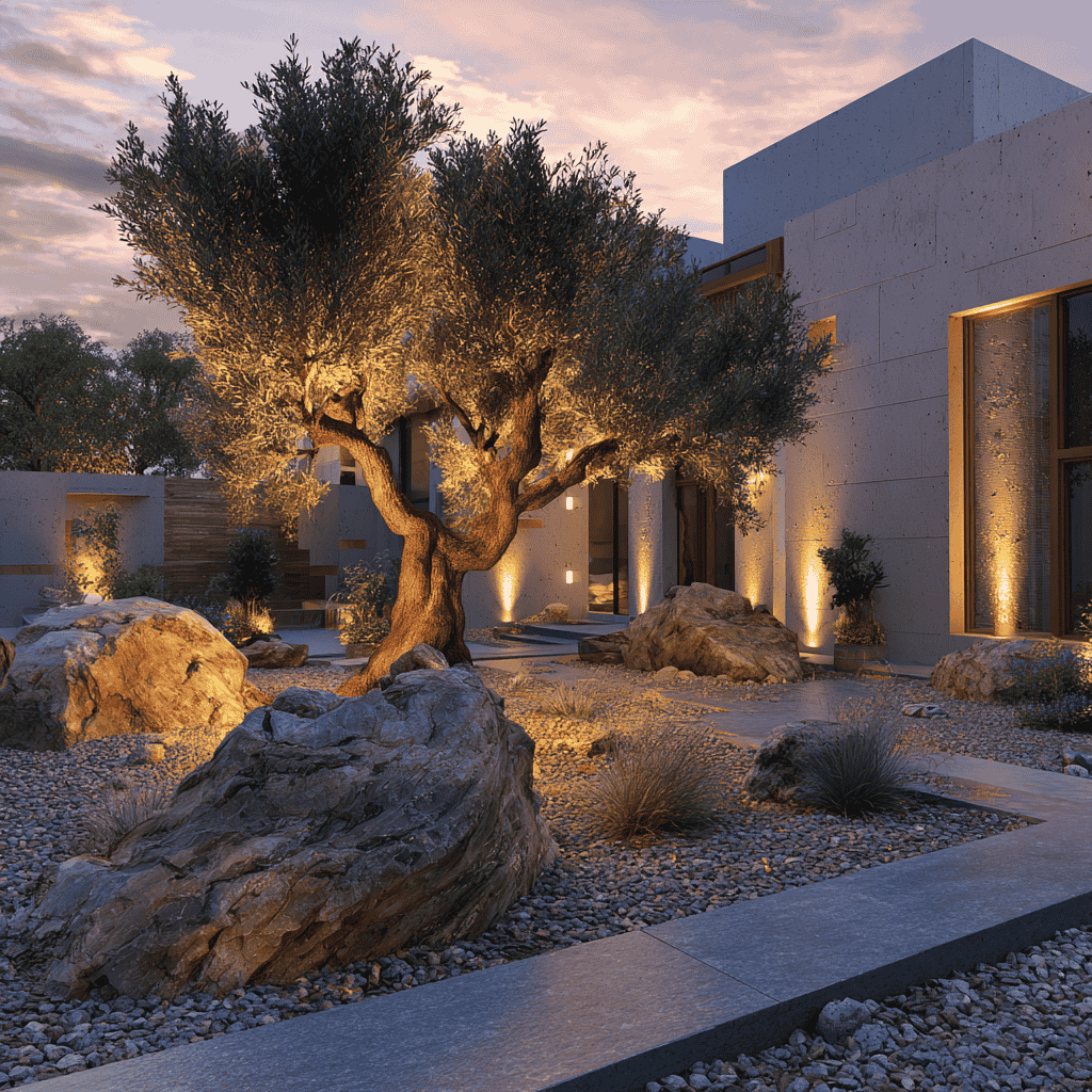 Decorative garden element